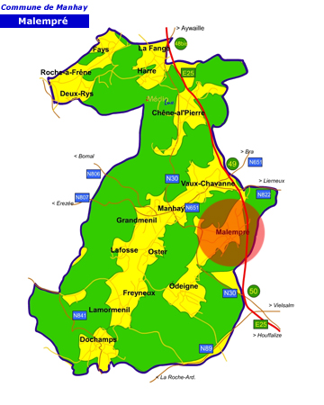 Commune de Manhay, Malempr�